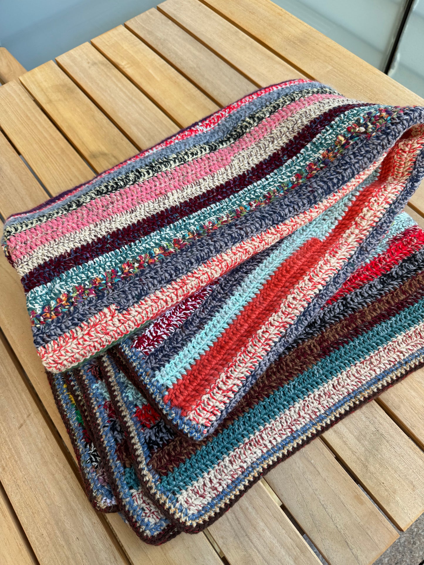 New Amazing Handmade Colorful Knit Blanket 2