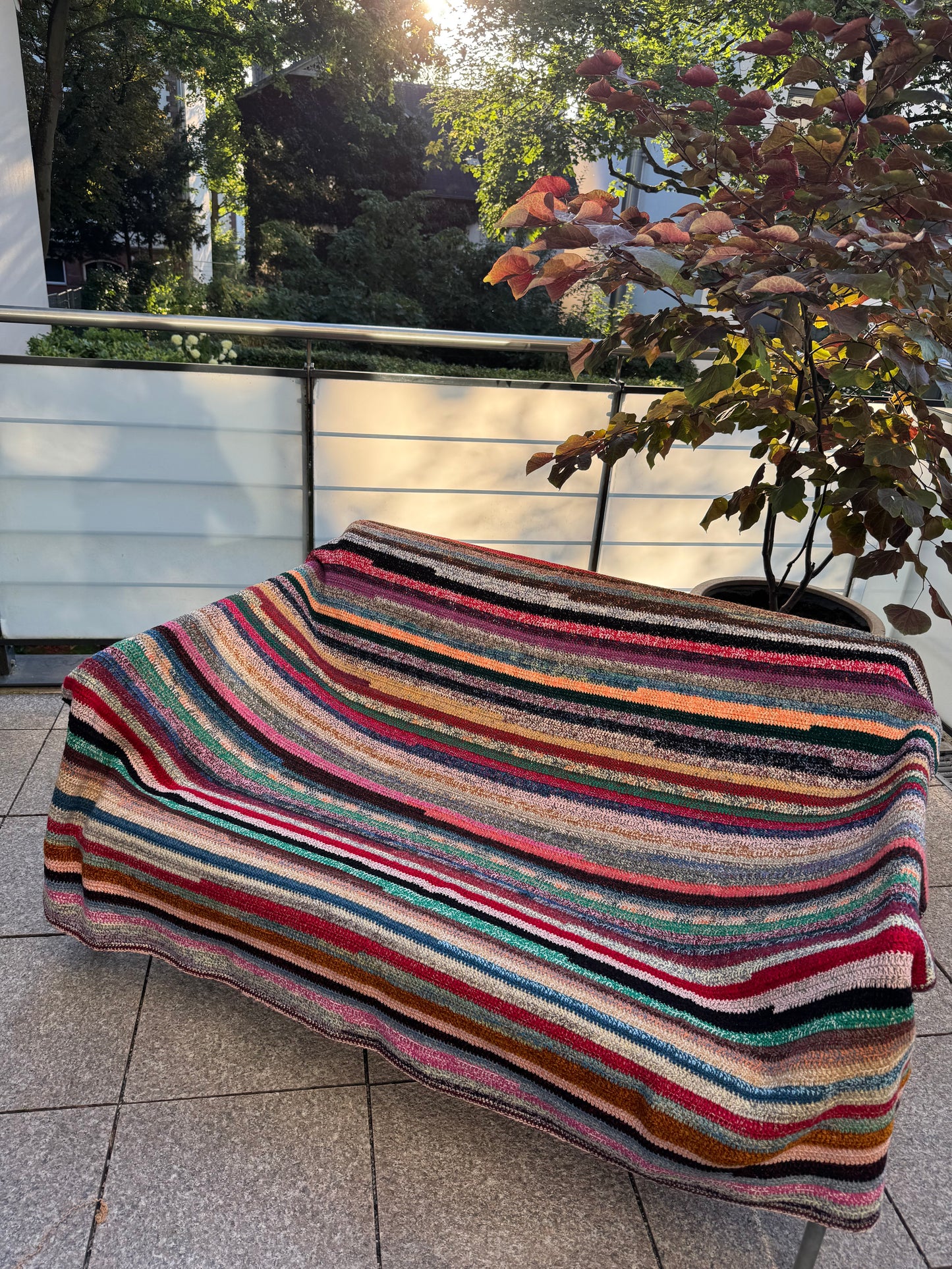 New Amazing Handmade Colorful Knit Blanket 3