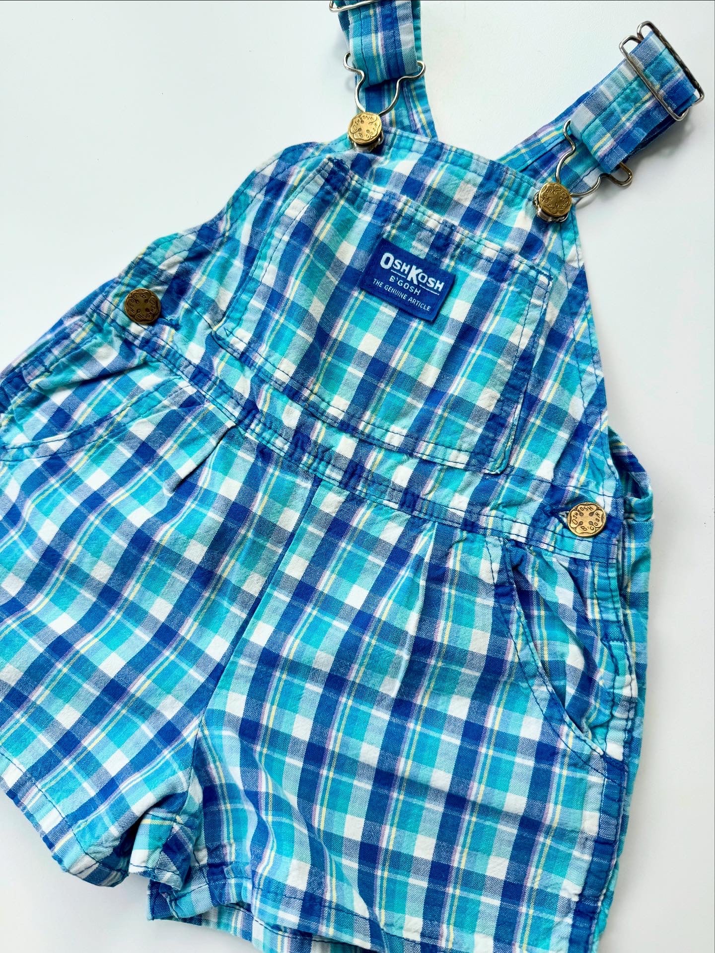 80s Vintage Oshkosh Made in U.S.A. Short Overall
