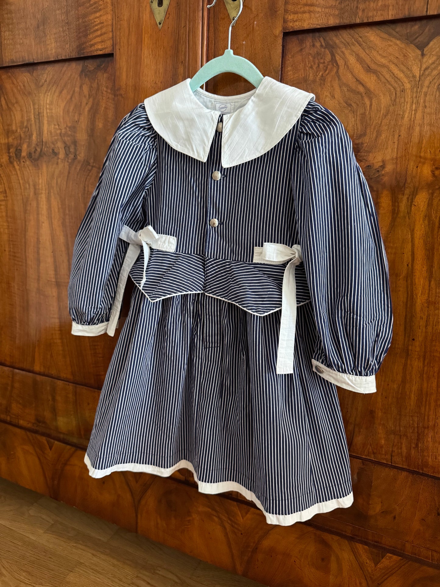 80s Vintage Vanli Sailor Dress