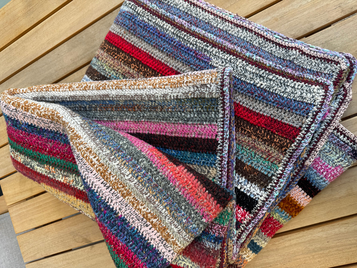 New Amazing Handmade Colorful Knit Blanket 3