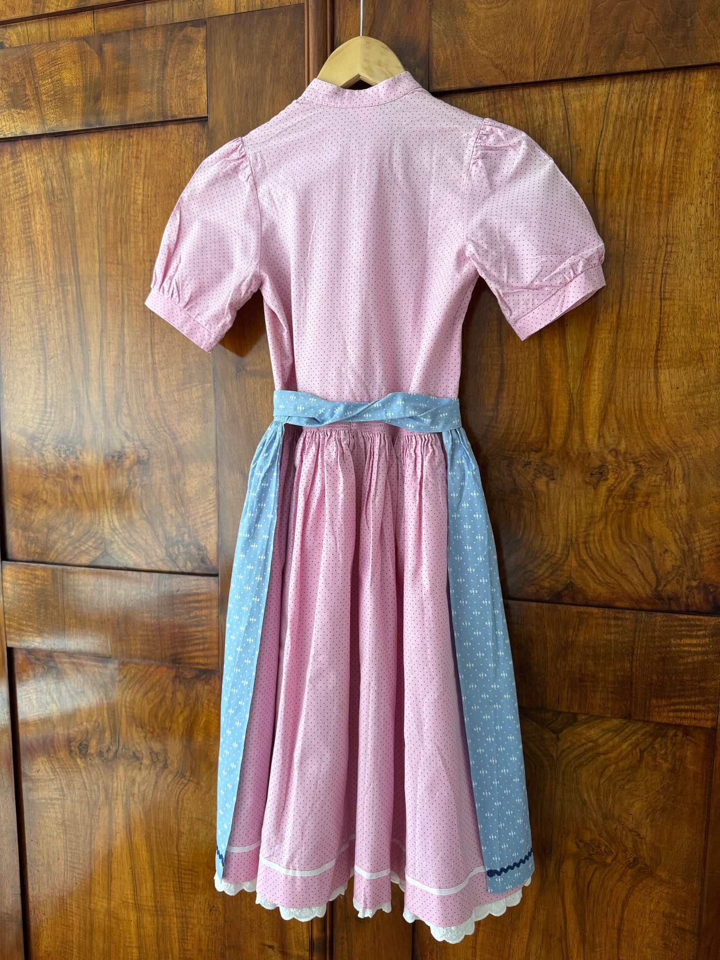 80s Austrian Soft Pink Vintage Dirndl