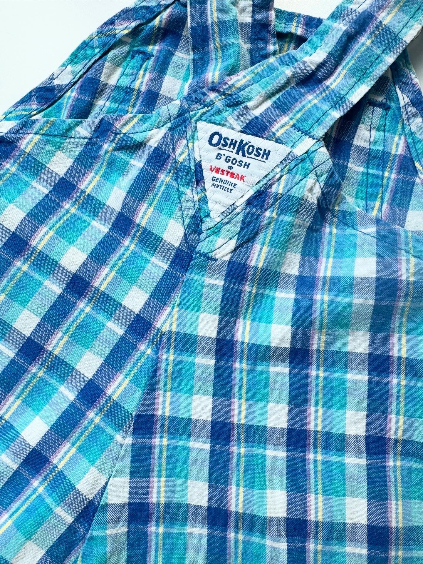 80s Vintage Oshkosh Made in U.S.A. Short Overall