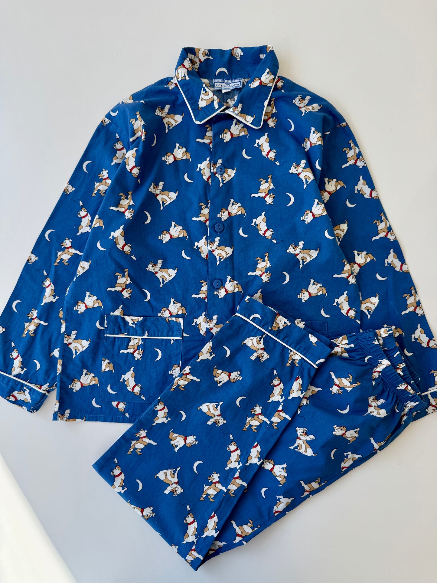 Set Of Two 80s Vintage Comfortable Cotton Pyjamas