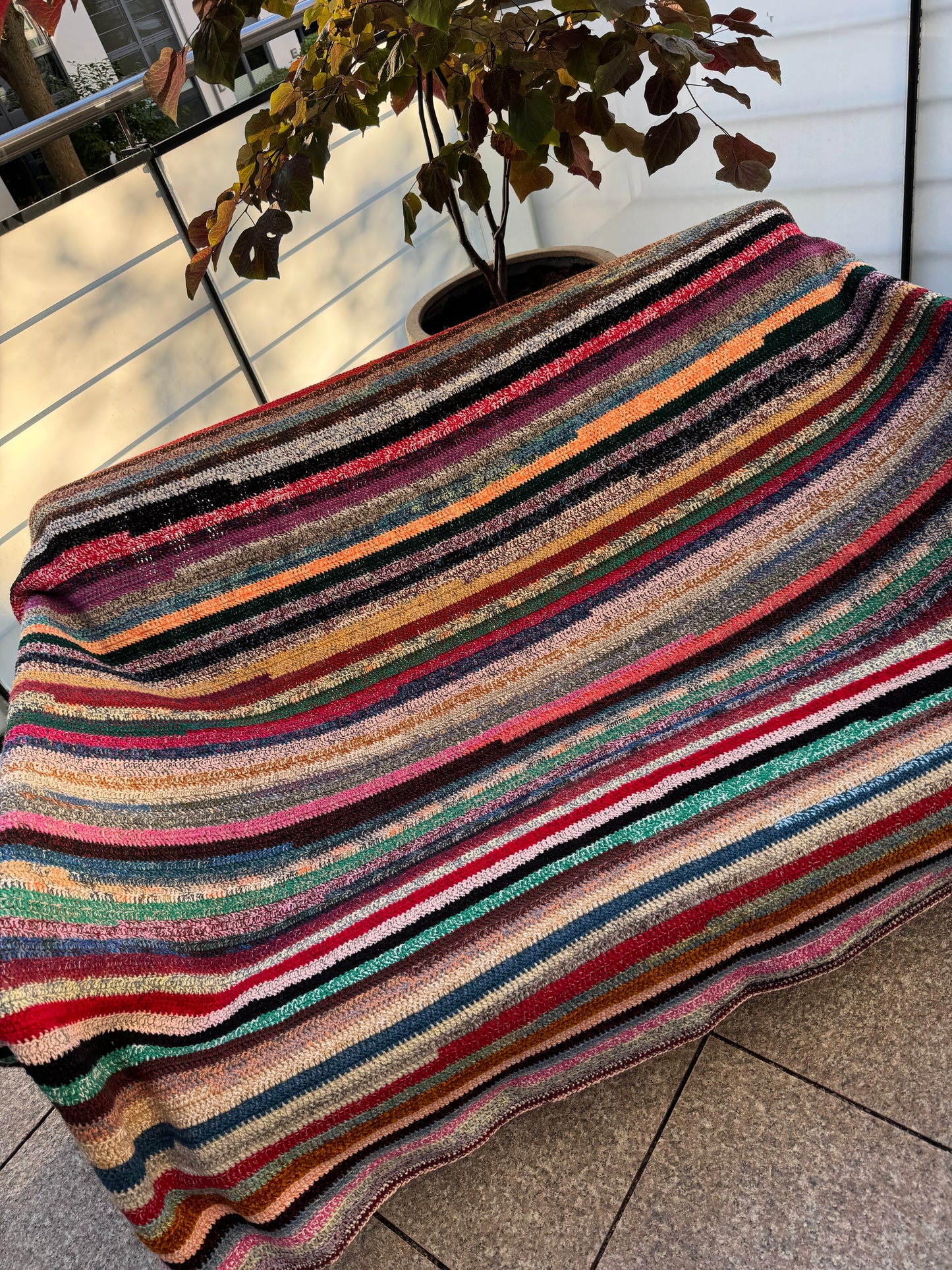 New Amazing Handmade Colorful Knit Blanket 3