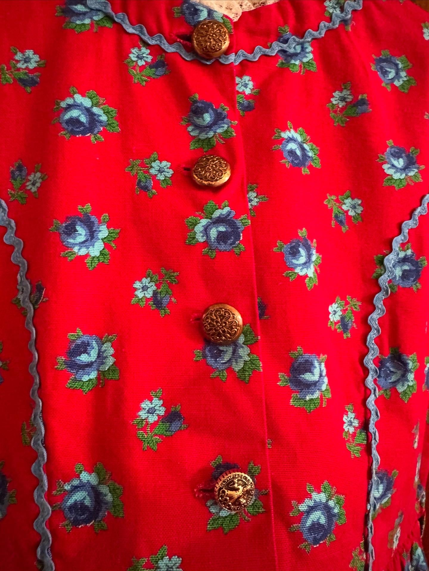 70s Bavarian Cotton Vintage Dirndl
