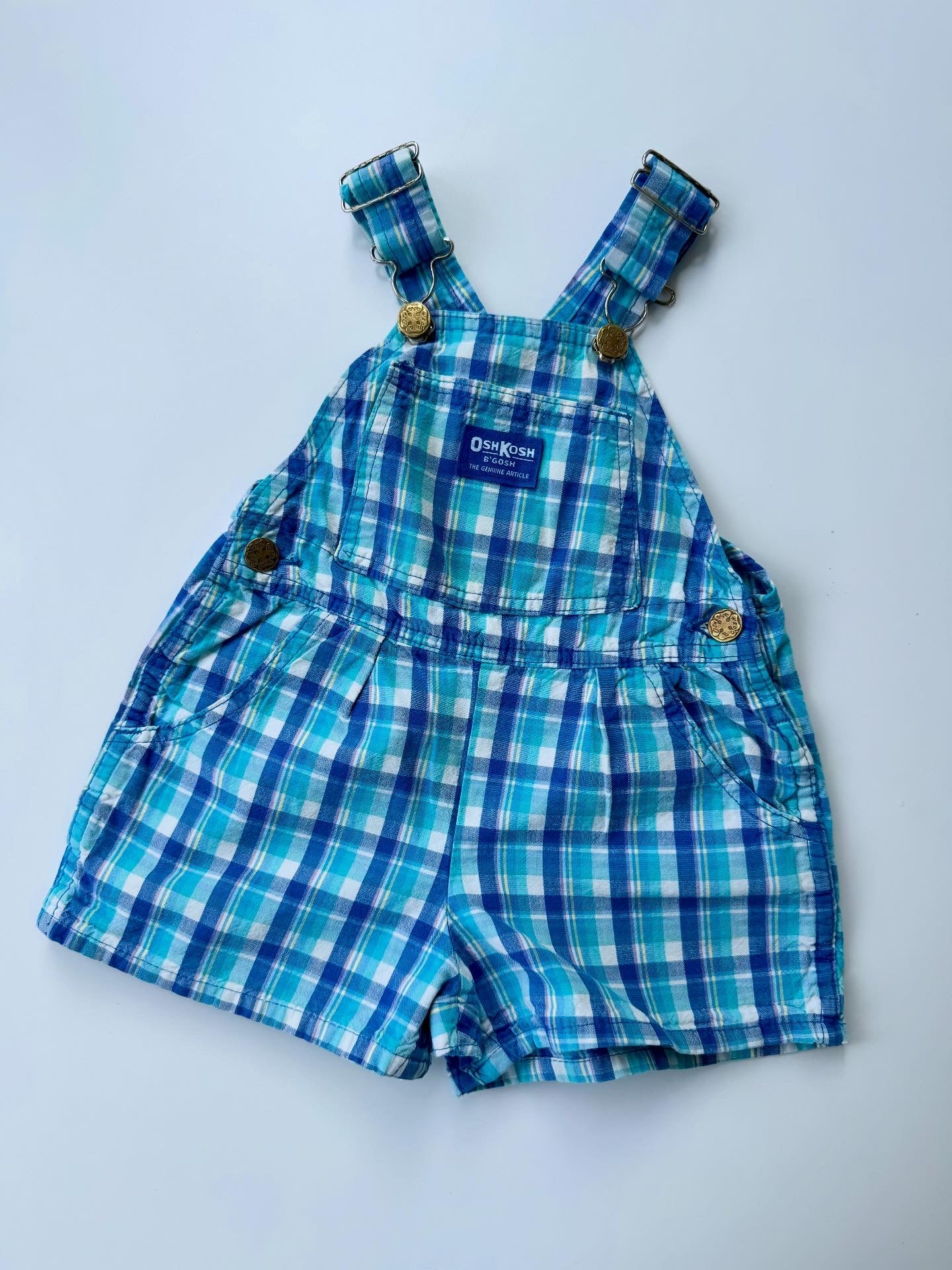80s Vintage Oshkosh Made in U.S.A. Short Overall
