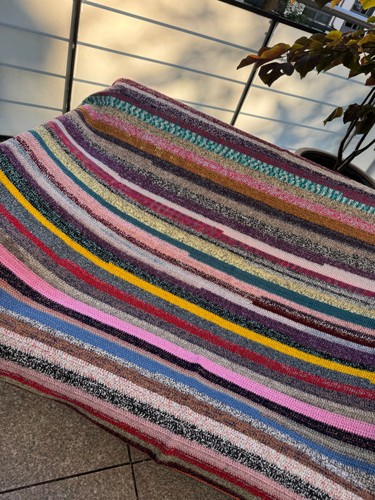 New Amazing Handmade Colorful Knit Blanket 4
