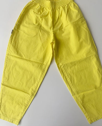 80s Vintage Sunny Yellow Balloon Pants