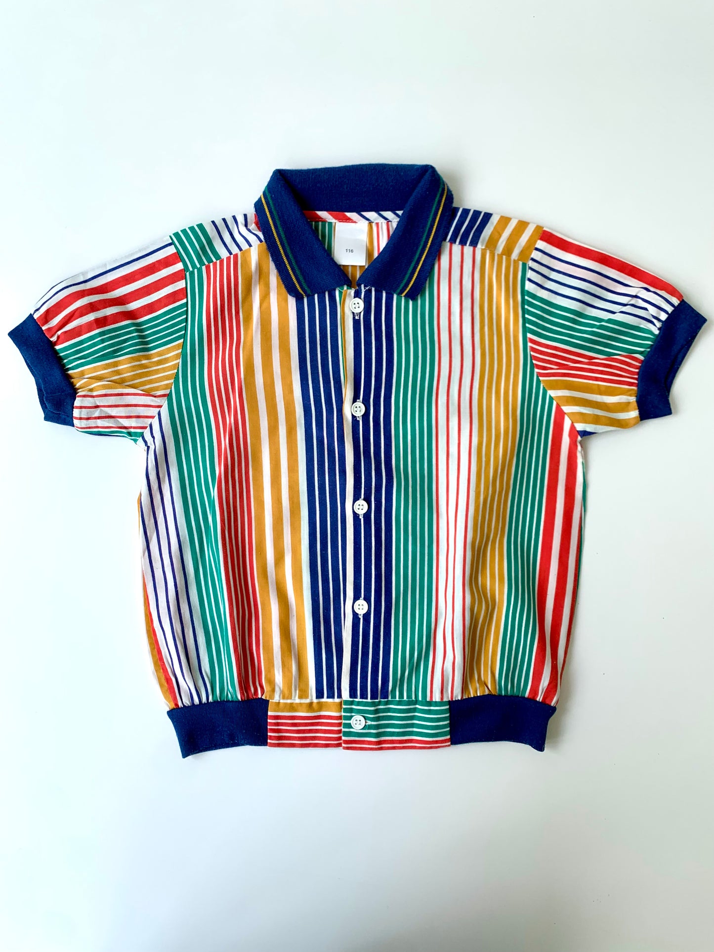 80s Vintage Striped Shirt