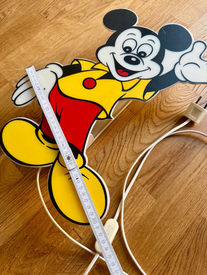 80s Vintage Mickey Mouse Wall Lamp