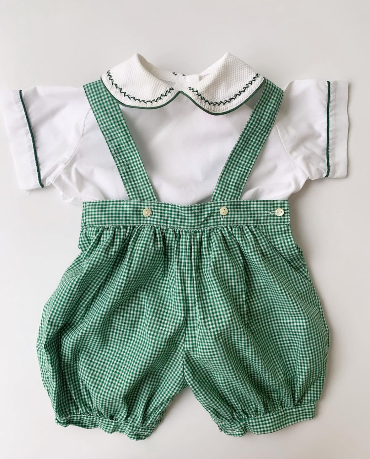 90s French Vintage Adorable Romper Set