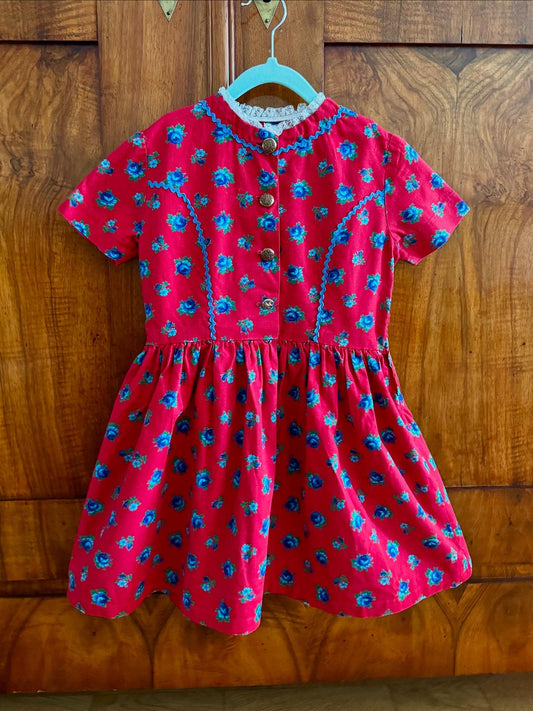 70s Bavarian Cotton Vintage Dirndl