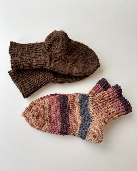 New Handmade Wool Socks 2-Pack