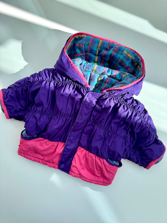 80s Colorful Two-Pieces Snowsuit