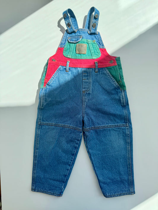 80s Vintage Denim Dungarees