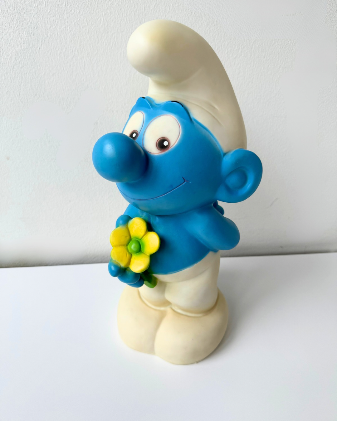 90s Vintage Smurf Table Lamp by Melek Fecht