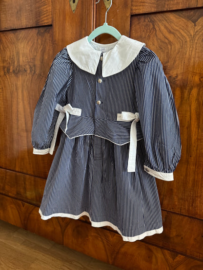 80s Vintage Vanli Sailor Dress