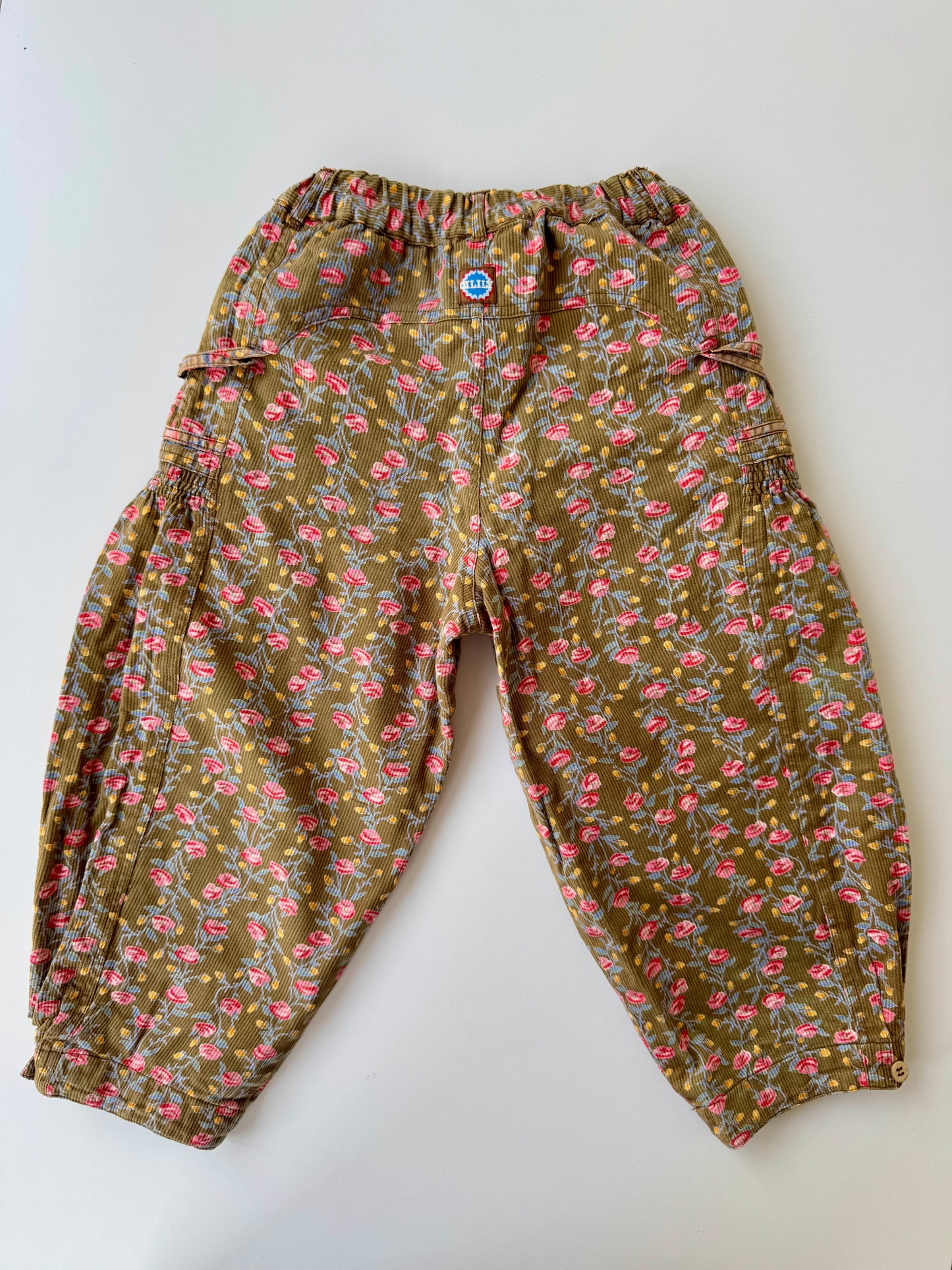 90s Vintage Oilily Fine Corduroy Balloon Pants