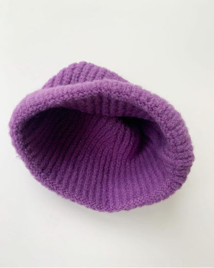 New Purple Wool Beanie