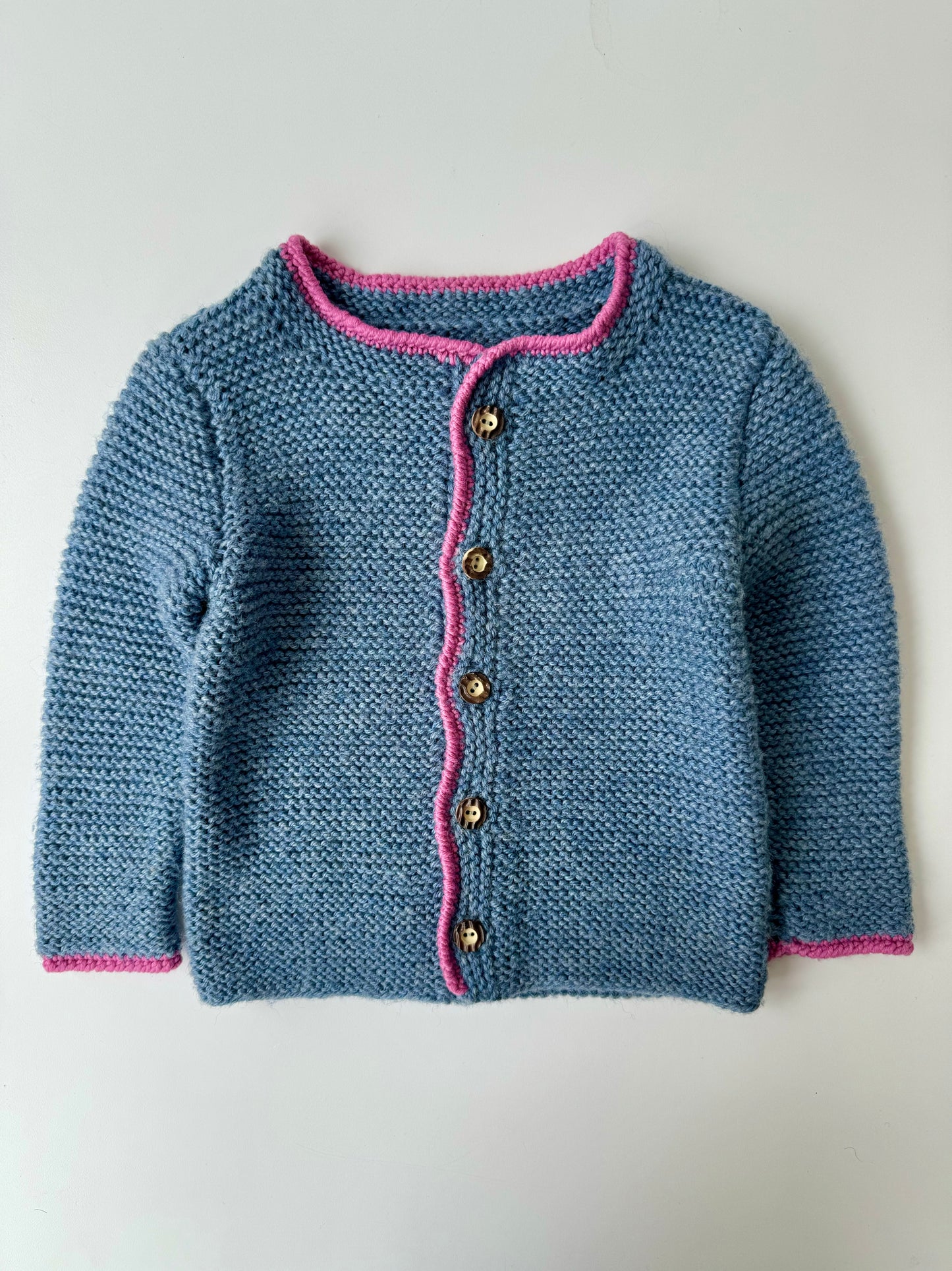 Handmade Soft Austrian Merino Knit Cardigan