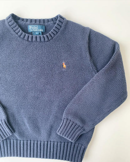 Preloved Polo Ralph Lauren Sweater Navy Dark Blue