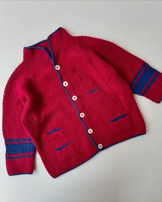 Handmade Soft 100% Merino Cardigan