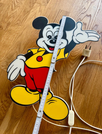 80s Vintage Mickey Mouse Wall Lamp