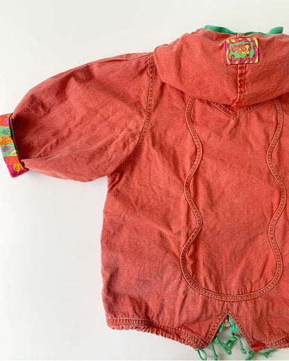 90s Vintage Pampolina coral green Winter Jacket