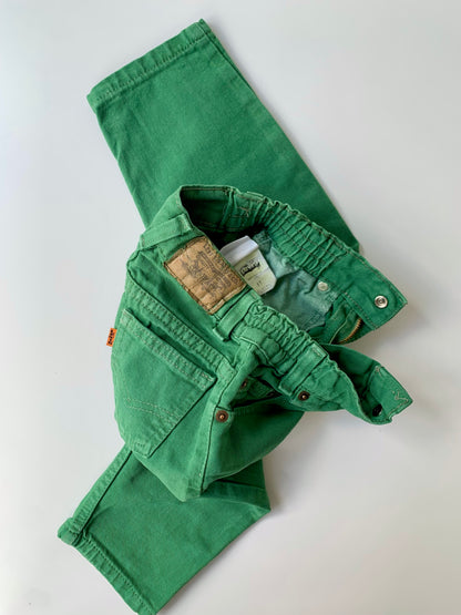 80s Vintage Levi’s Green Balloon Denim