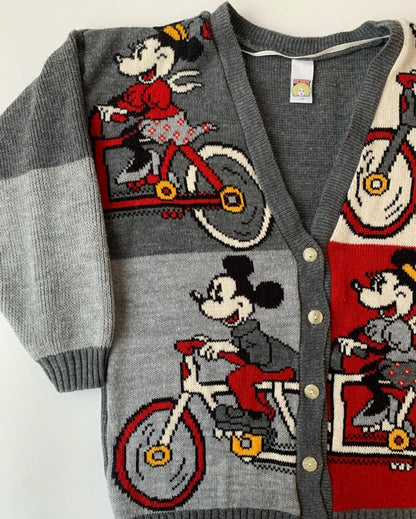 80s Vintage Mickey Mouse Cardigan