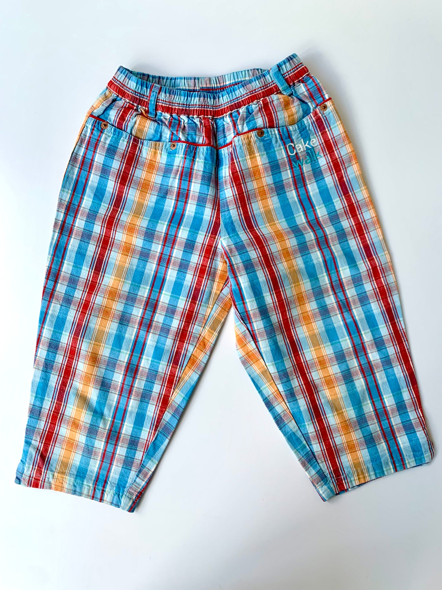 90s Vintage Cakewalk Checked Balloon Pants