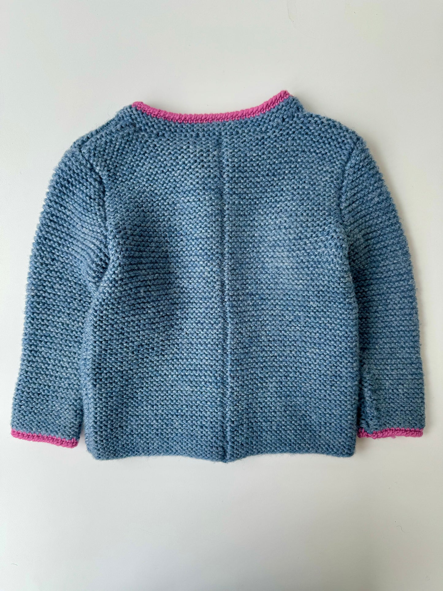 Handmade Soft Austrian Merino Knit Cardigan