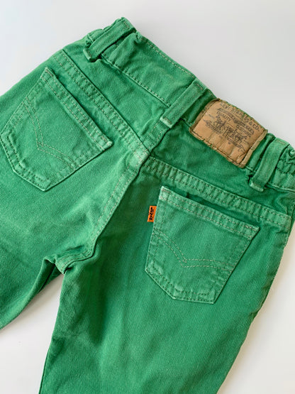 80s Vintage Levi’s Green Balloon Denim