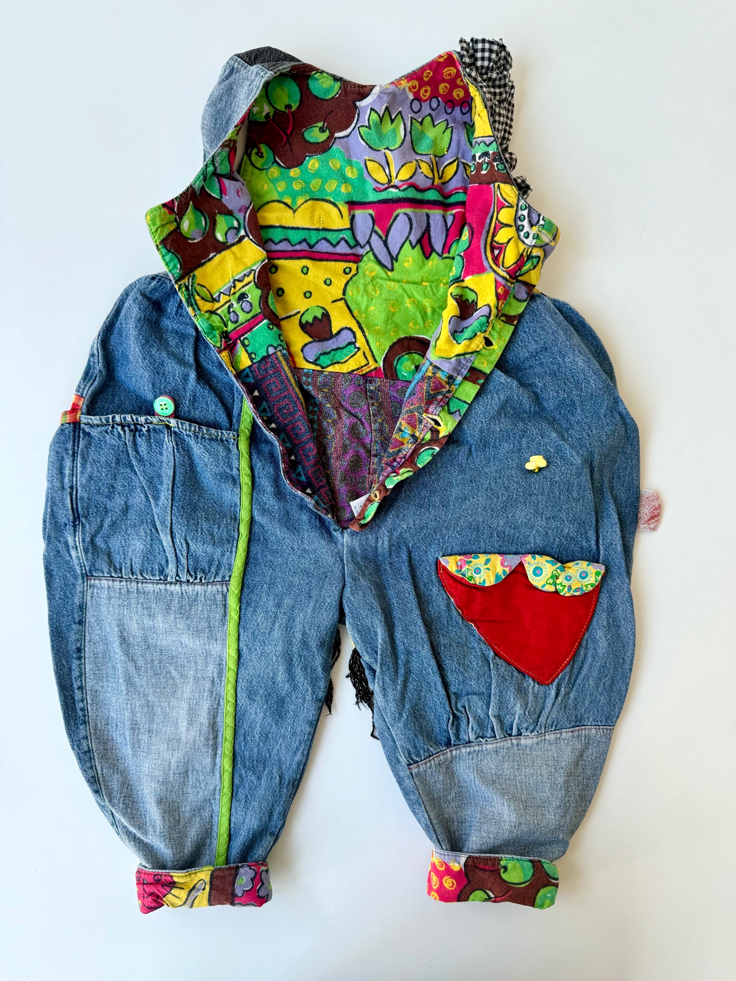 80s Vintage Crazy Denim Overall