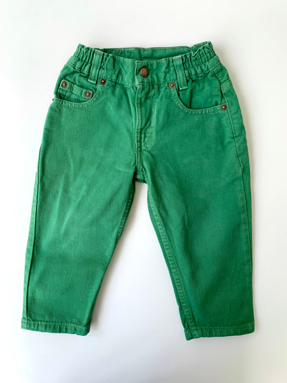 80s Vintage Levi’s Green Balloon Denim