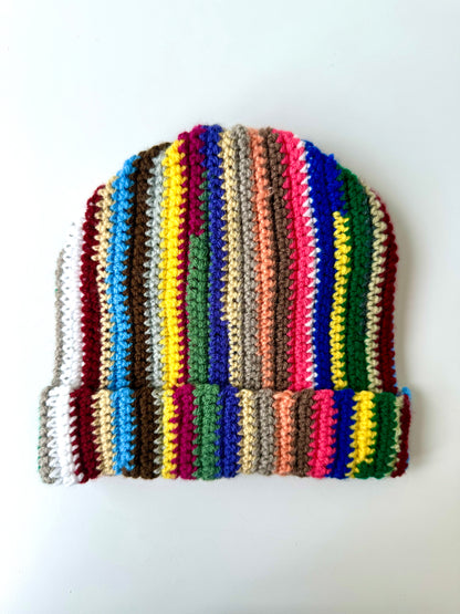 Handmade Colorful Crocheted Knit Kids Beanie