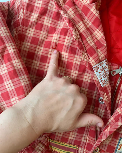 80s Vintage Checked Oilily Jacket