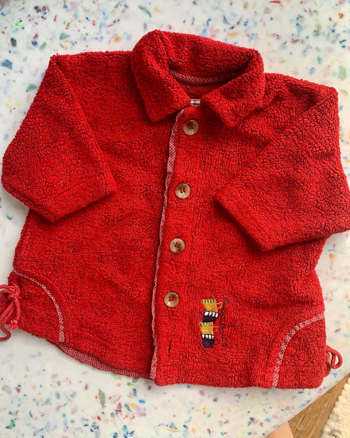 90s Vintage Portofino Fleece Cardigan