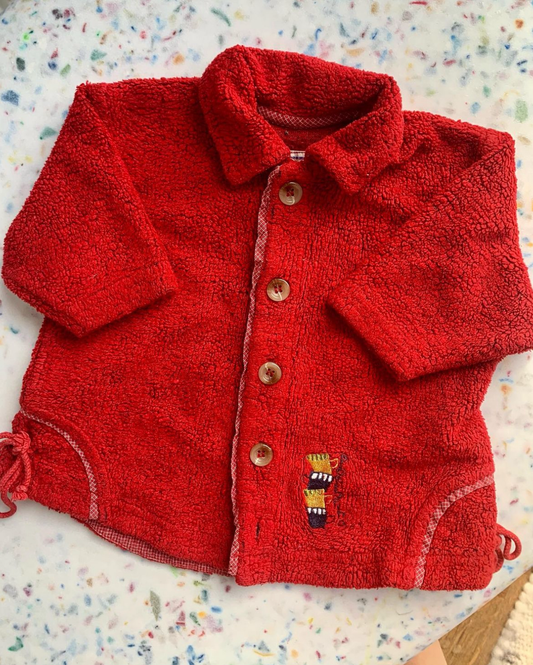 90s Vintage Portofino Fleece Cardigan