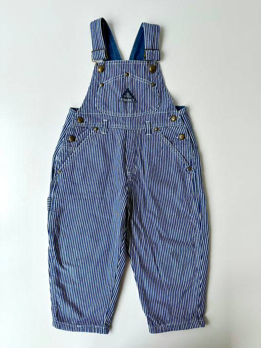 90s Vintage Oskar’s Classic Striped Dungarees