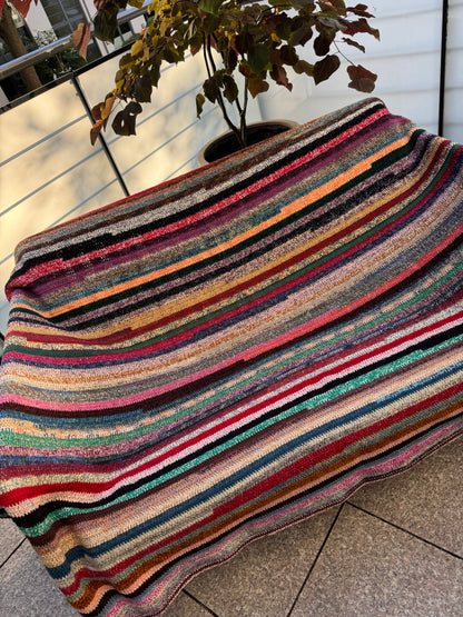 New Amazing Handmade Colorful Knit Blanket 3