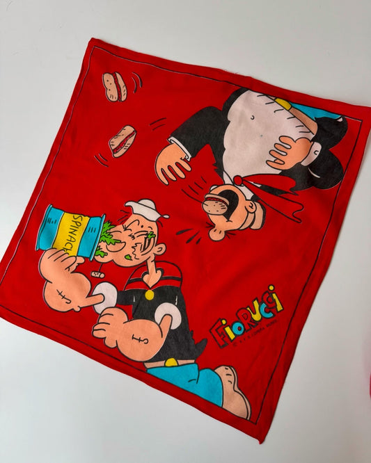 80s Vintage Fiorucci Popeye Bandana