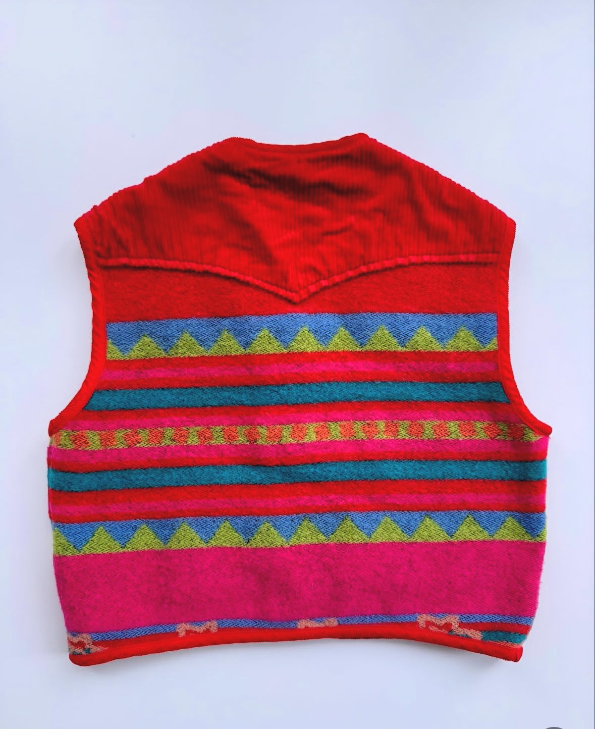 90s Vintage Benetton Colorful Wool Vest