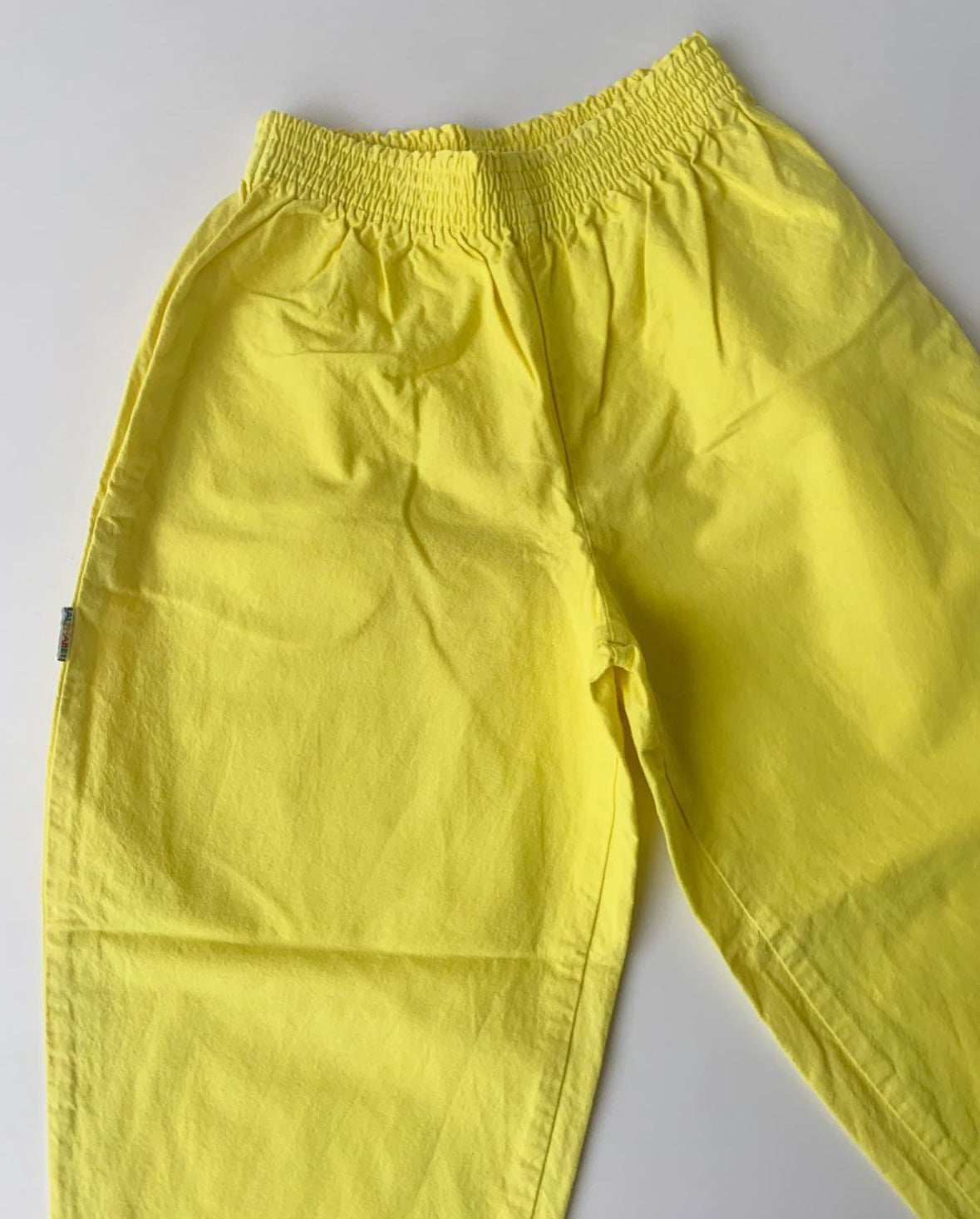 80s Vintage Sunny Yellow Balloon Pants