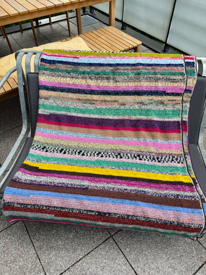 New Amazing Handmade Colorful Knit Blanket