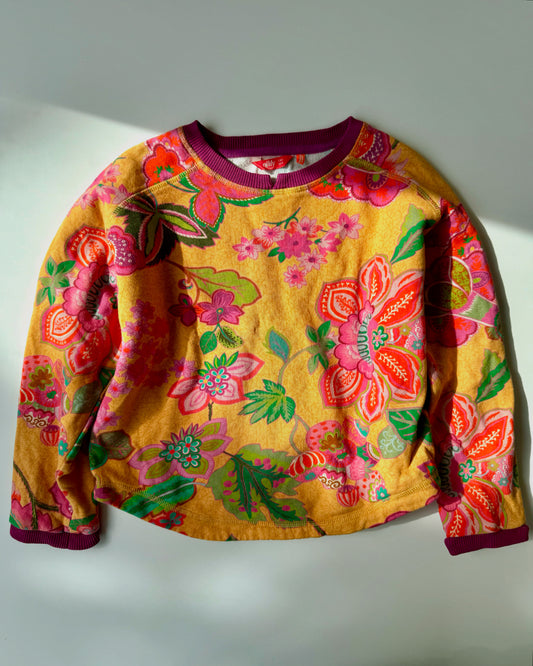 90s Vintage Sunny Floral Oilily Sweater