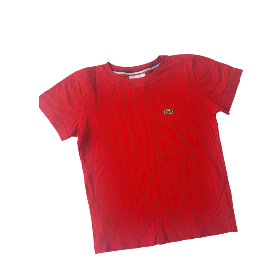 Preloved Lacoste Red Basic T-Shirt