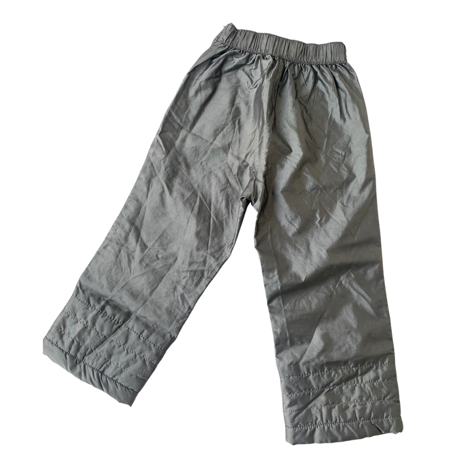 H&M Vintage Ski Rain Pants Funky Silver