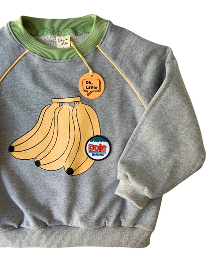 Banana Wappen Retro Sweatshirt